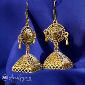 Stylish Oxidized Mini Jhumka for Women & Girls - Image 1