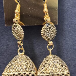 Stylish Oxidized Hook Jhumka for Women & Girls - Image 1