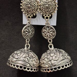 Stylish Oxidized Stud Jhumka for Women & Girls - Image 1